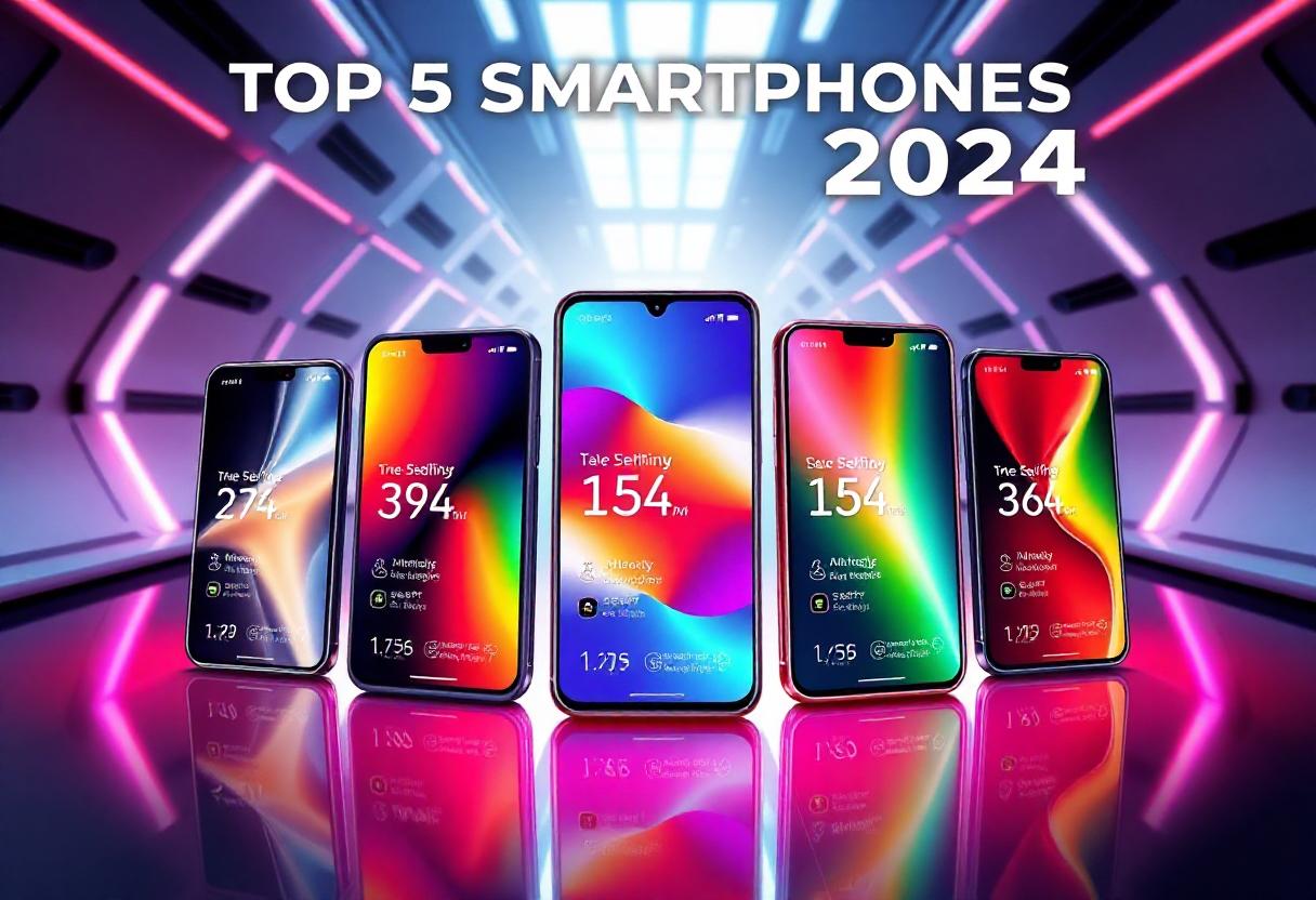 Top 5 des smartphones 2024 : performances et autonomie au rendez-vous